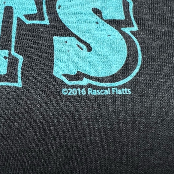 NWOT Rascal Flatts Rhythm & Roots Tour 2016 Graphic T-Shirt Black Women’s S - Picture 4 of 6